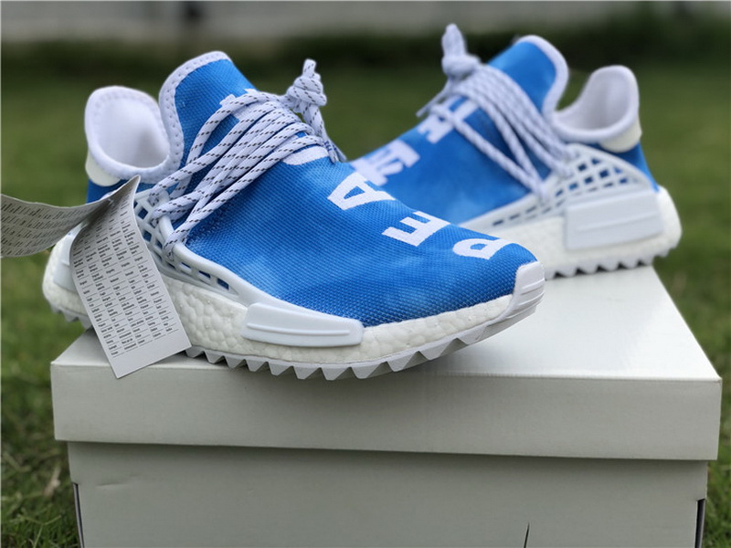 Super max Adidas NMD Human Race Pharrell China Exclusive Blue(98% Authentic quality)